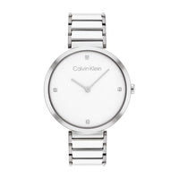 Thumbnail for Calvin Klein Analog Quarzuhr für Damen mit Silbernes Edelstahlarmband - 25200137 im Sale