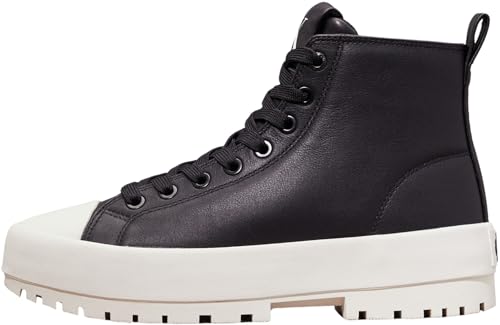Calvin Klein Damen Hybrid Sneaker Nappa High Top, Schwarz (Black), 36 im Sale