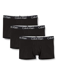 Thumbnail for Calvin Klein Herren 3er Pack Boxershorts Trunks Baumwolle mit Stretch, Schwarz (B- Eclypts, Grey Ridge, Dubarry Wbs), im Sale