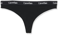 Thumbnail for Calvin Klein Thong (Ff) Stringtangas Damen, Schwarz (Black W. Dtm Wb), 2 im Sale