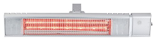 Enders Deckenstrahler Madeira, Elektro Heipilz, Terrassenheizer, Heizstrahler mit individuellem Neigungswinkel, 3 Leistungseinstellungen der Halogenstrahler, aus Aluminium, inkl. Fernbedienung #4922 im Sale