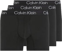 Thumbnail for Calvin Klein Herren Boxer Briefs aus Baumwolle mit Stretch, Schwarz (Black), im Sale