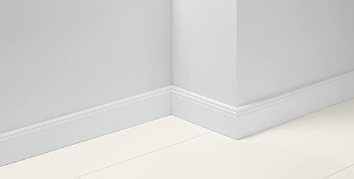 Parador Dekor-Sockelleiste HL 2 Uni weiß D001 Länge 2.20m im Sale