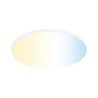 Thumbnail for Paulmann 79957 LED Panel Einbaupanel Veluna VariFit Edge 200mm rund Tunable White Weißlichtsteuerung Weiß Kunststoff Deckenleuchte im Sale