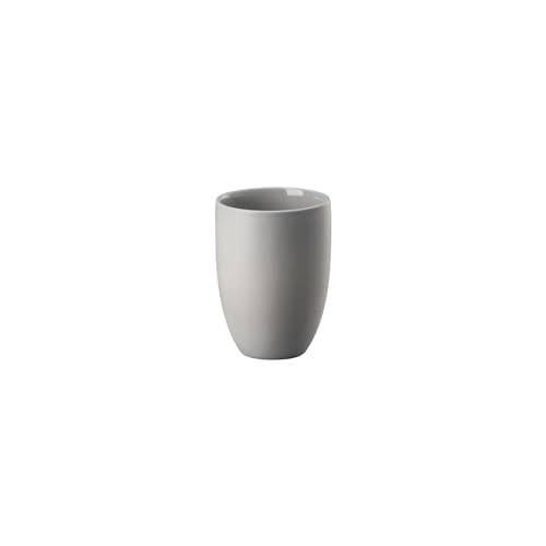 Rosenthal the mug+ Becher ohne Henkel - Porzellanbecher doppelwandig, hält Heißes länger warm und kalte Getränke länger kühl, 0,3 l, elegant und minimalistisches Design, Gentle Grey im Sale