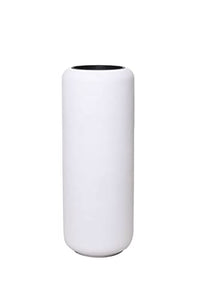 Thumbnail for VIVANNO Planter Floor Vase Fiberglass White Matt MERA 90xD35 cm on Sale