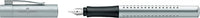 Thumbnail for Faber-Castell 140905 - Füller Grip 2011, Federbreite B, Silber, 1 Stück im Sale
