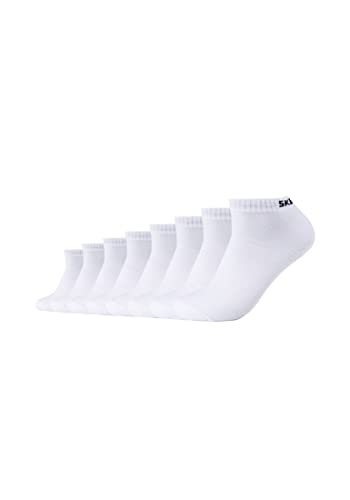 Skechers Unisex Sneaker Socks Mesh Ventilation Pack of 8 39/42 white on sale