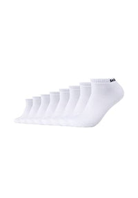 Thumbnail for Skechers Unisex Sneaker Socks Mesh Ventilation Pack of 8 39/42 white on sale