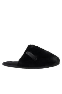 Thumbnail for Calvin Klein Jeans Women's Hotel Slipper FUR After Glow YW0YW01593 Slippers, Black (Triple Black), EU on Sale