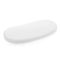 Thumbnail for Stokke Sleepi Junior Spannbettlaken, White – Das weiche Laken für die ovale Sleepi Junior Matratze – 100% feiner Baumwoll-Perkal – Maschinenwaschbar im Sale