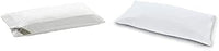 Thumbnail for TEMPUR Traditional Breeze sleeping pillow, breathable pillow for all sleeping positions, firmness: medium, white. Jersey pillowcase with zipper for Comfort Sensation, white on sale.