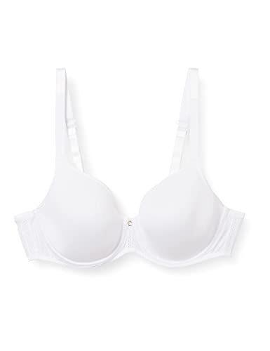 Chantelle CHIC ESSENTIAL, Bedeckender Spacer-BH, Unnsichtbare Unterwäsche für Damen, Weiß, 70D im Sale