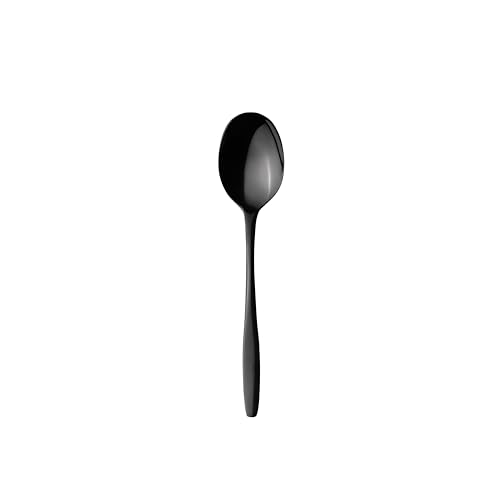 Mäser, Serie Nigran, Kaffeelöffel-Set, Edelstahl Besteck-Set für 12 Personen, Schwarz im Sale