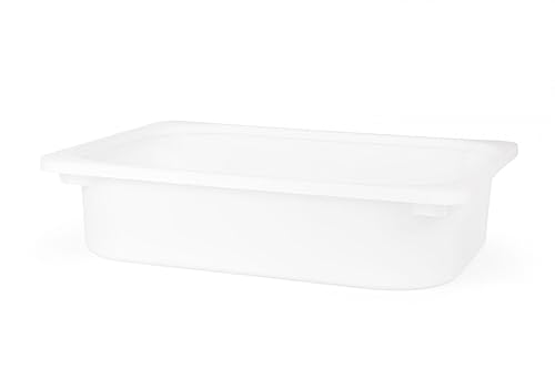 Ikea Trofast storage box, color: opaque, rich white - length: cm, width: 30 cm, height: 10 cm on sale