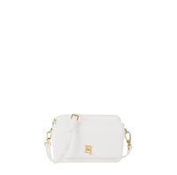 Thumbnail for Elisabetta Franchi Tasche BS12A41E2 Kamera Tasche Elfenbein Tasche und Logo aus Metall, elfenbein, 20,5x14x7cm im Sale