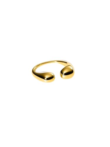 Purelei Embrace Ring (Silber) – Wasserfester Damenring aus langlebigem Edelstahl – Verstellbare Ringe von im Sale