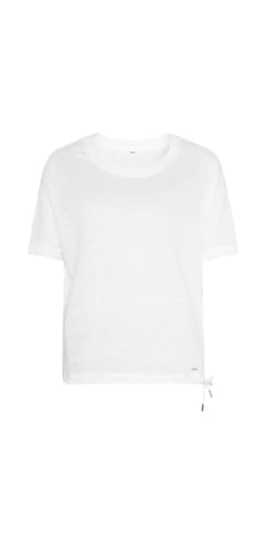 Brax Damen Style Candice Linen Single Jersey Solid T-Shirt, Mint, 50 im Sale