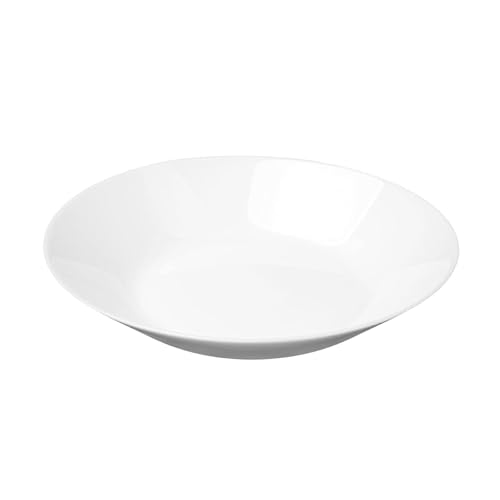 IKEA OFTAST Deep plate in white (20 cm); 6 pieces on sale