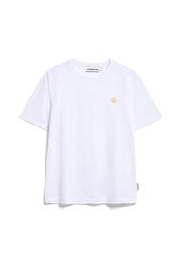 Thumbnail for ARMEDANGELS Damen T-Shirt aus Bio-Baumwolle LUALAA Icons Regular Fit White-Yellow im Sale