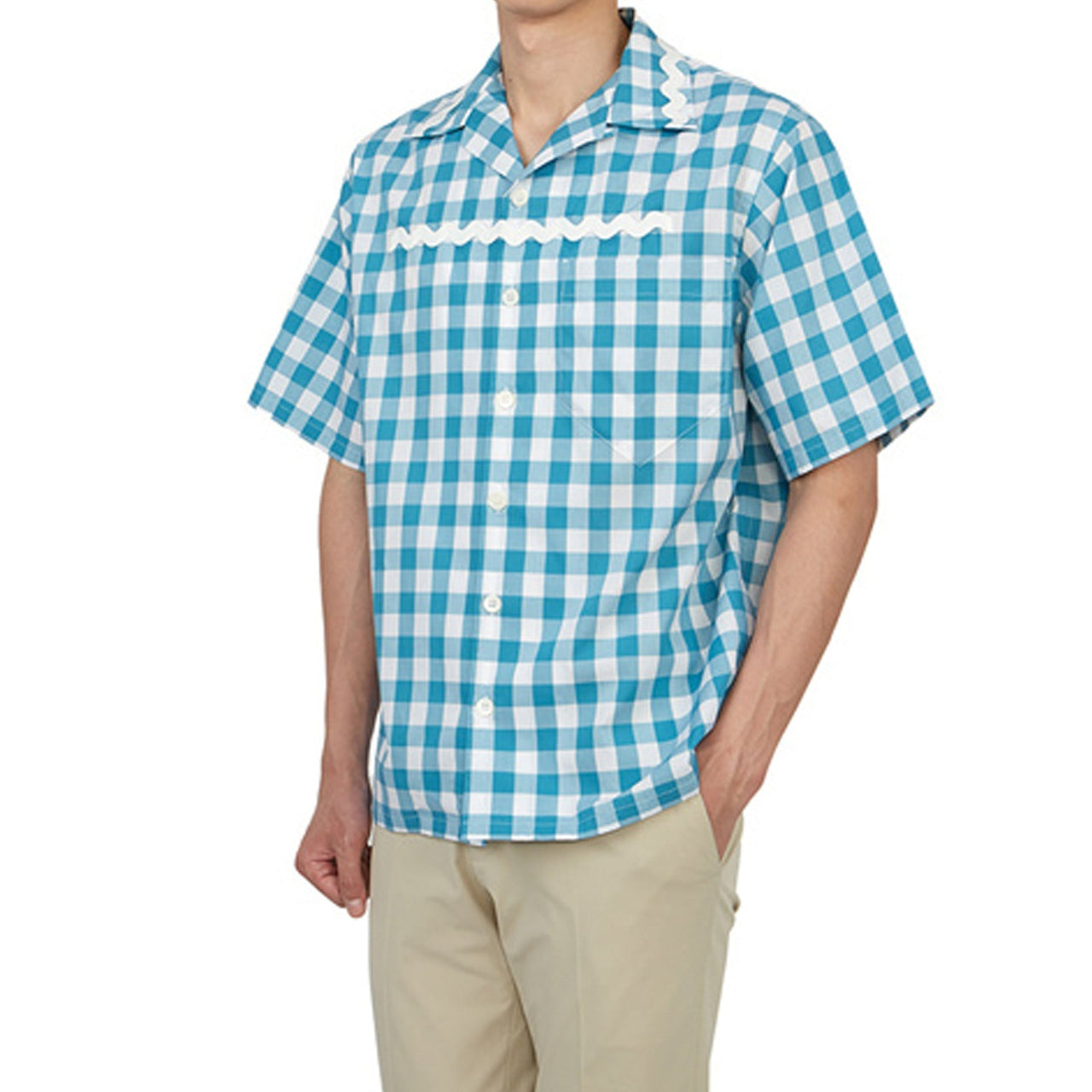Prada Checked Cotton Shirt im Sale
