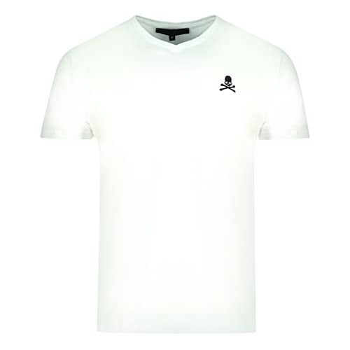 Philipp Plein T-Shirt »Basic«, weiß, Baumwolle, Brustlogo, UTPV01 (as3, Alpha, l, Regular, Regular, L) im Sale