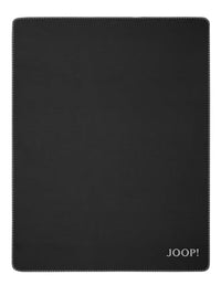 Thumbnail for Joop! Throw blanket plain double-face cotton blend anthracite on sale
