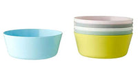 Thumbnail for Ikea 204.613.78 Kalas 6 Piece Plastic Bowls Multicolored Pastel on Sale