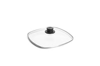 Thumbnail for Woll safety glass lid, square, 28 x 28 cm, lid knob with permanent vent, stainless steel rim, transparent, oven-safe up to 250°C on sale