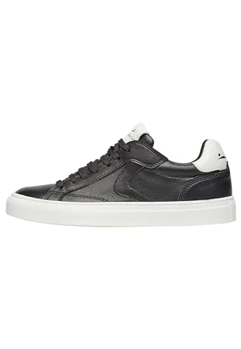 VOILE BLANCHE Capri-Sneakers aus Leder, schwarz 42 im Sale