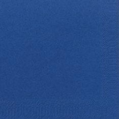 Duni Cocktail-Servietten 3lagig Zelltuch Uni dunkelblau, 24 x 24 cm, 250 Stück im Sale