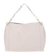Thumbnail for Coccinelle Wallace Handbag Double Grainy Leather Lambskin White/Laurel Green on sale