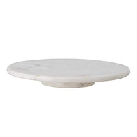 Thumbnail for Bloomingville Ellin turntable made of marble in white, dimensions: D35.5xH4 cm, 82050482 on sale