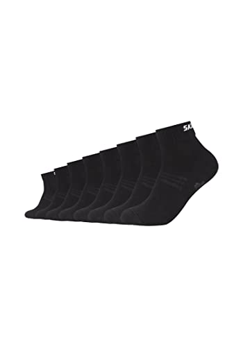 Skechers Unisex Short Socks Mesh Ventilation Pack of 8 39/42 black on sale
