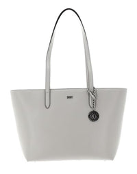 Thumbnail for DKNY Women's Bryant Medium Bag in Sutton Leather Tote, Pebble on sale