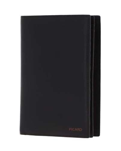 Picard Herren Geldbeutel Franz1 aus Rindsleder mit RFID-Schutz in der Farbe Cafe Braun Schwarz, 11554A5055 im Sale