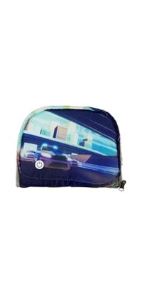 Thumbnail for ergobag LED Zippies Schulranzen Zubehör Fronttasche Motiv Welten Grundschule Polizei - Blau im Sale