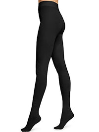 Thumbnail for Wolford Mary Cotton Rib Tights-Small-Black on sale