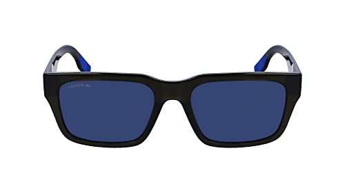 Lacoste Men's Sunglasses L6004S - Black with Solid Grey Lens im Sale