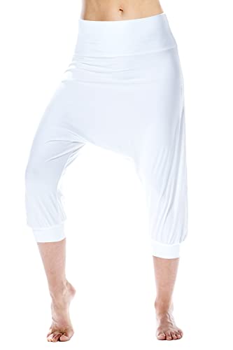 Winshape Damen Functional Light and Soft ¾-Haremshose Hp201ls Lässige Hose, Ivory, EU im Sale