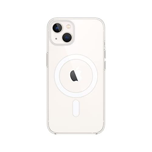 Apple Clear Case mit MagSafe (für iPhone 13), aus Polycarbonat, Transparent, Kratzfeste,Kabelloses Laden im Sale