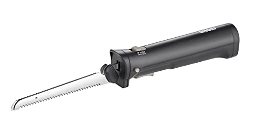 Unold 78815 Cordless Electric Knife | Specially serrated blades | Powerful Li-Ion battery | Cordless and flexible use | Eject button | Safety switch | Includes storage box and protective cover on sale