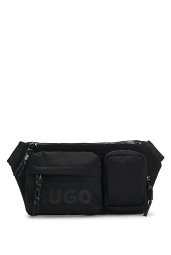 HUGO Herren Quentyn Bumbag Gürteltasche mit Logo und Logo-Riemen Schwarz001 Stck im Sale