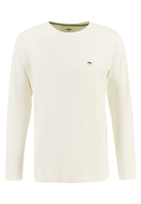 Thumbnail for FYNCH-HATTON Longsleeve with O-Neck White/ on sale