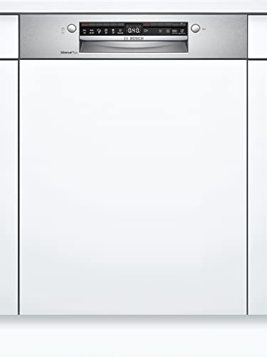 Bosch Home Appliances SGI4HAS48E Series 4 Semi-Integrated Dishwasher, 60 cm wide, Silence program for extra quietness, Extra Dry at the touch of a button, Rackmatic height-adjustable upper basket, Multi-color on sale