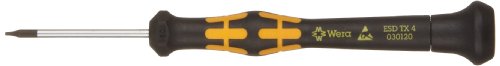 Wera 1567 ESD Torx Kraftform Micro Schraubendreher, TX 4 x mm, 1 Stück, 05030120001 im Sale