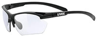 Thumbnail for Uvex cycling glasses Sportstyle 802 Vario small Black, black mat/smoke on sale