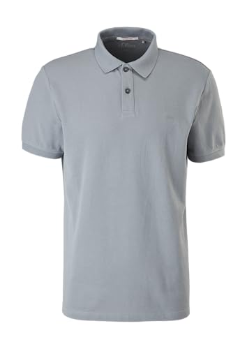 s.Oliver Poloshirt aus Baumwollpiqué Grey im Sale