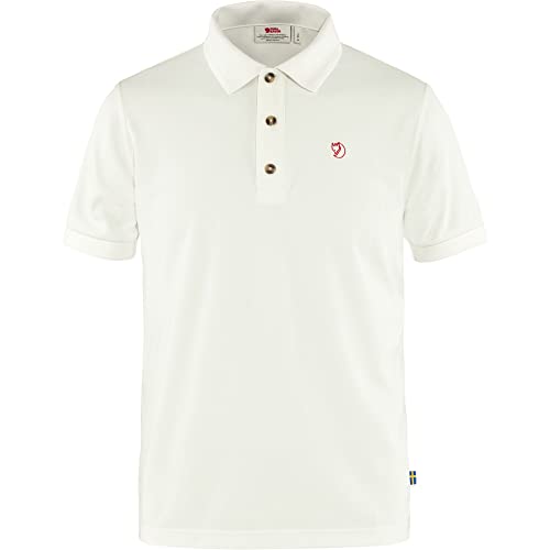 FJÄLLRÄVEN Herren Crowley Pique Shirt, Weiß, im Sale