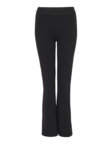 OPUS Damen Leggings | Flared Pants ERJA Sporty mit elastischem Gummibund Black, 38 im Sale